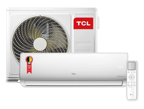 Ar condicionado com condensador e controle branco da TCL de 18000 BTUs